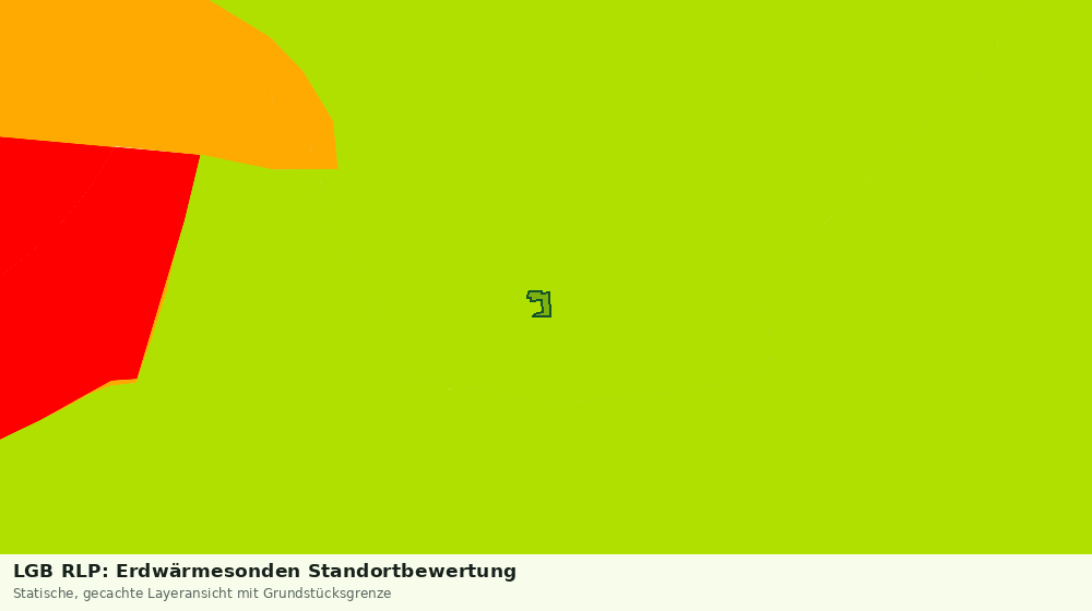 Statische Kartenansicht: LGB RLP: Erdwärmesonden Standortbewertung