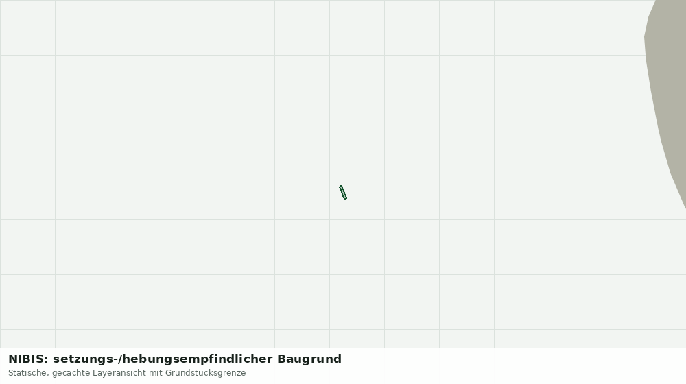 Statische Kartenansicht: NIBIS: setzungs-/hebungsempfindlicher Baugrund