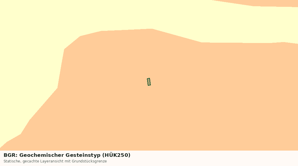 Statische Kartenansicht: BGR: Geochemischer Gesteinstyp (HÜK250)