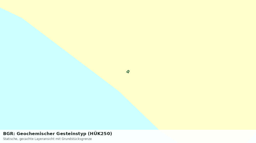 Statische Kartenansicht: BGR: Geochemischer Gesteinstyp (HÜK250)