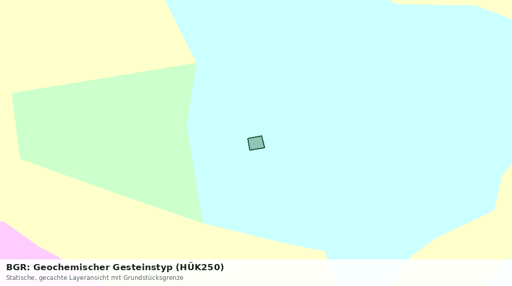 Statische Kartenansicht: BGR: Geochemischer Gesteinstyp (HÜK250)
