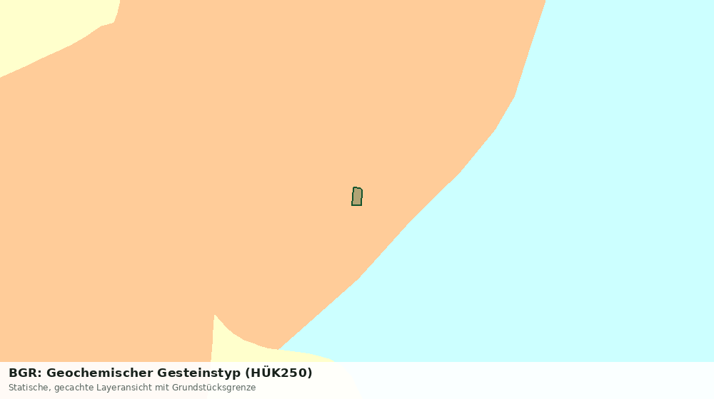 Statische Kartenansicht: BGR: Geochemischer Gesteinstyp (HÜK250)