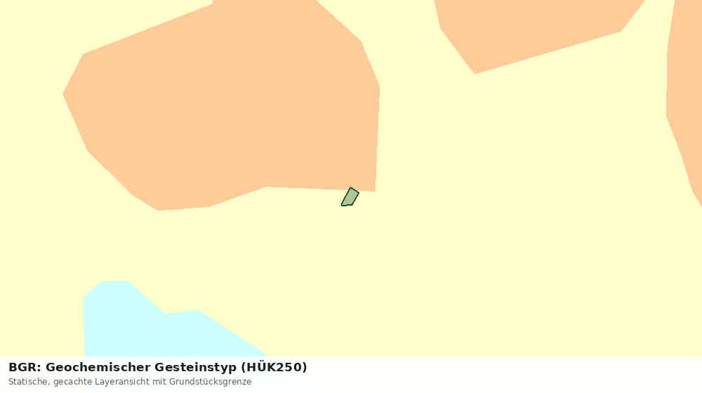 Statische Kartenansicht: BGR: Geochemischer Gesteinstyp (HÜK250)
