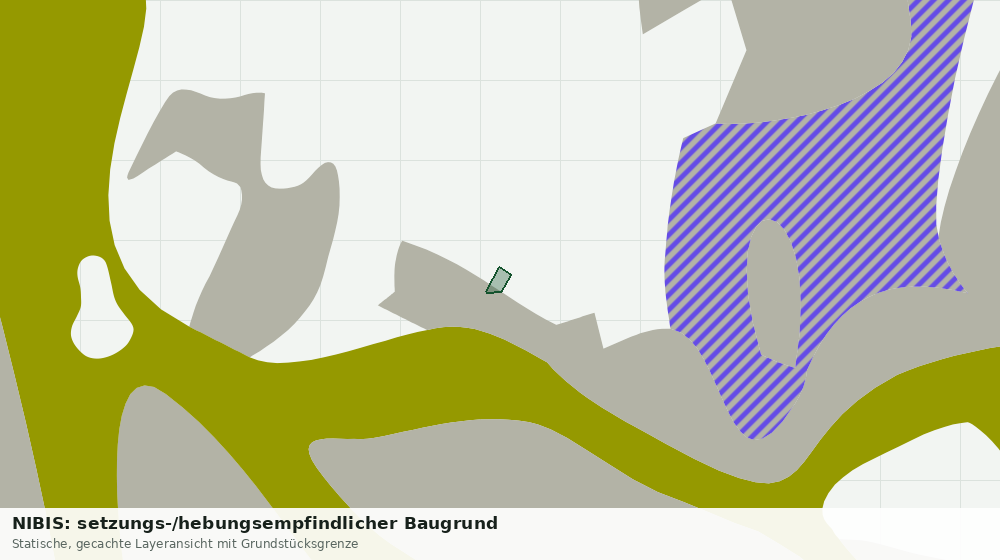 Statische Kartenansicht: NIBIS: setzungs-/hebungsempfindlicher Baugrund