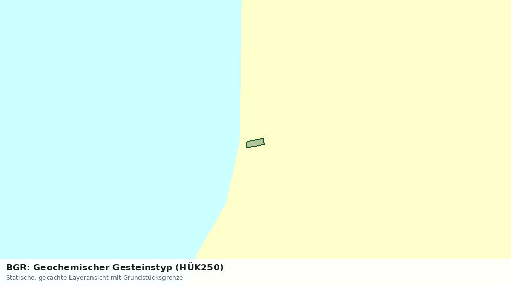 Statische Kartenansicht: BGR: Geochemischer Gesteinstyp (HÜK250)