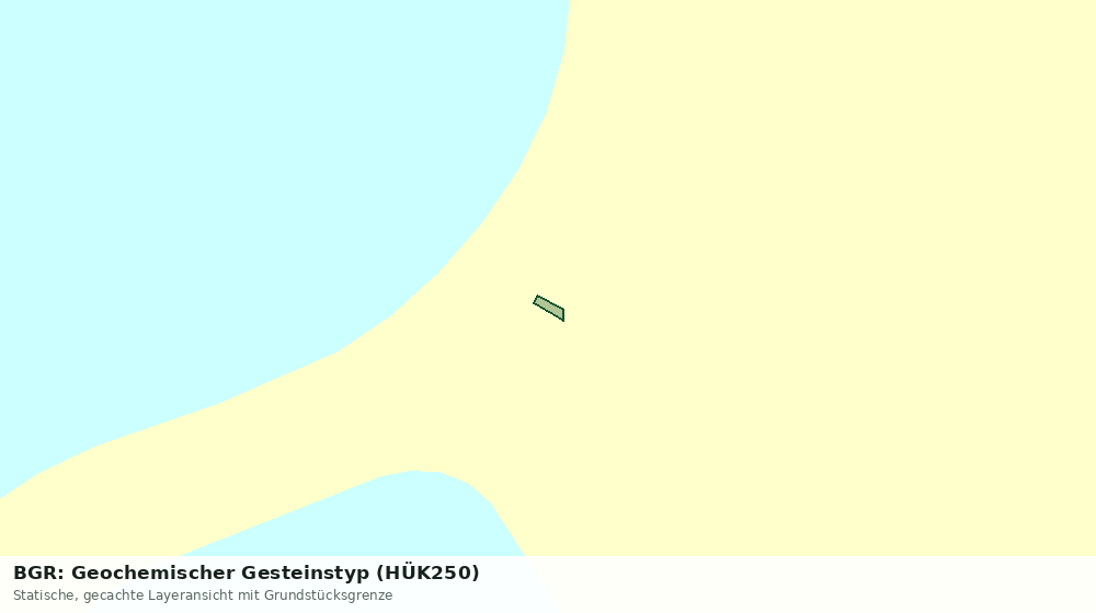 Statische Kartenansicht: BGR: Geochemischer Gesteinstyp (HÜK250)