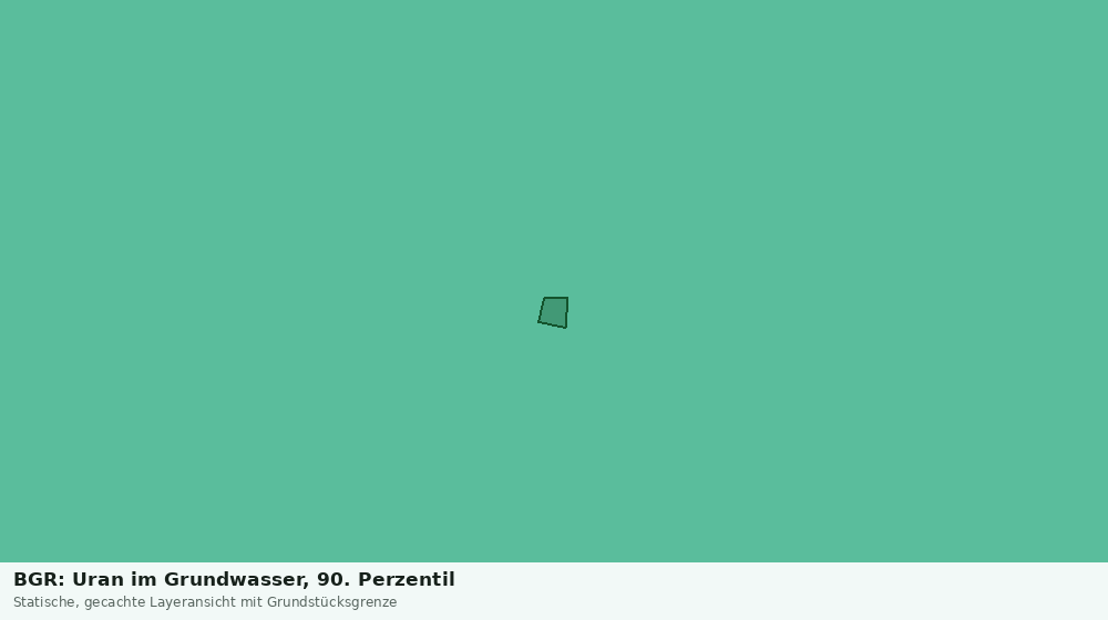Statische Kartenansicht: BGR: Uran im Grundwasser, 90. Perzentil