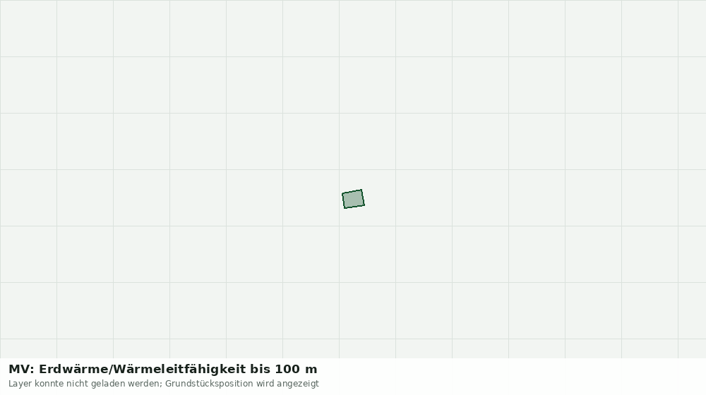 Statische Kartenansicht: MV: Erdwärme/Wärmeleitfähigkeit bis 100 m