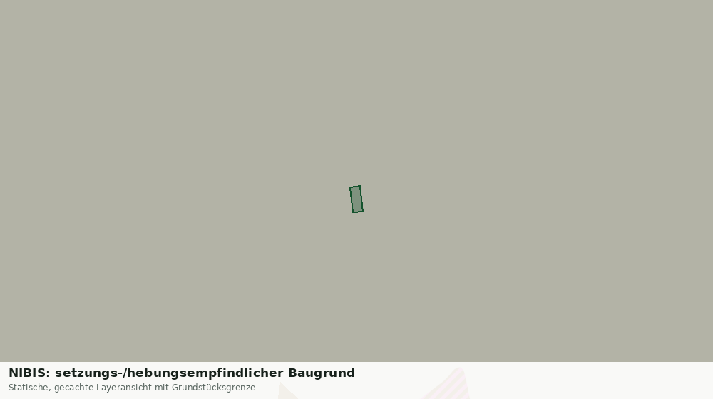 Statische Kartenansicht: NIBIS: setzungs-/hebungsempfindlicher Baugrund