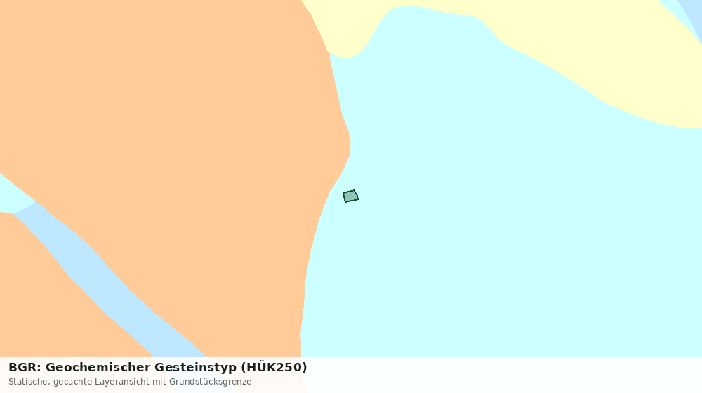 Statische Kartenansicht: BGR: Geochemischer Gesteinstyp (HÜK250)