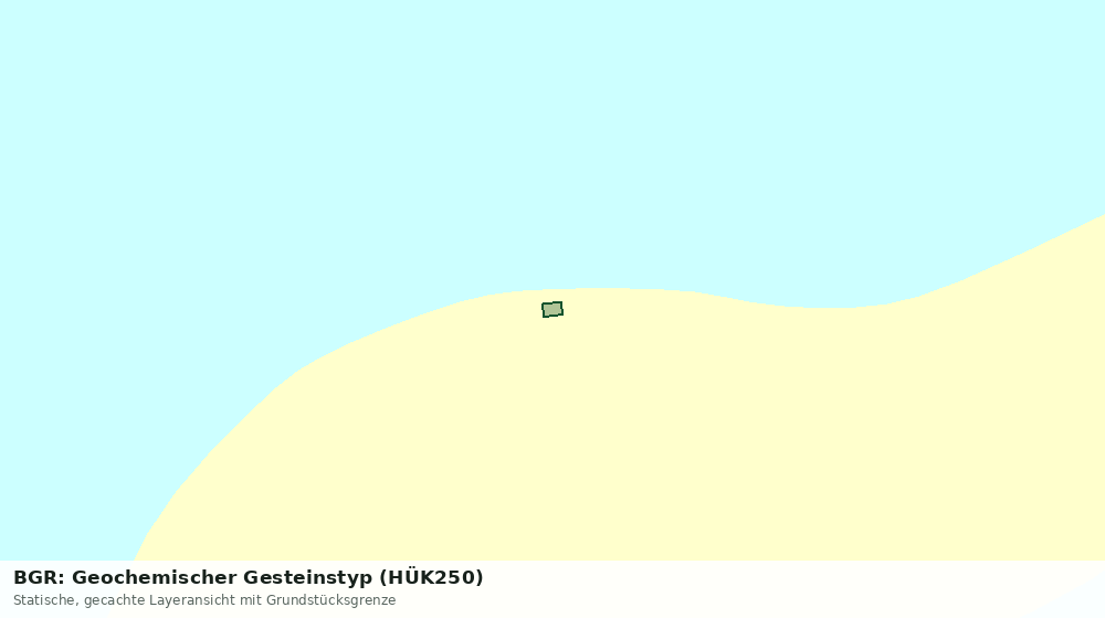 Statische Kartenansicht: BGR: Geochemischer Gesteinstyp (HÜK250)