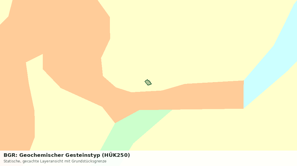 Statische Kartenansicht: BGR: Geochemischer Gesteinstyp (HÜK250)
