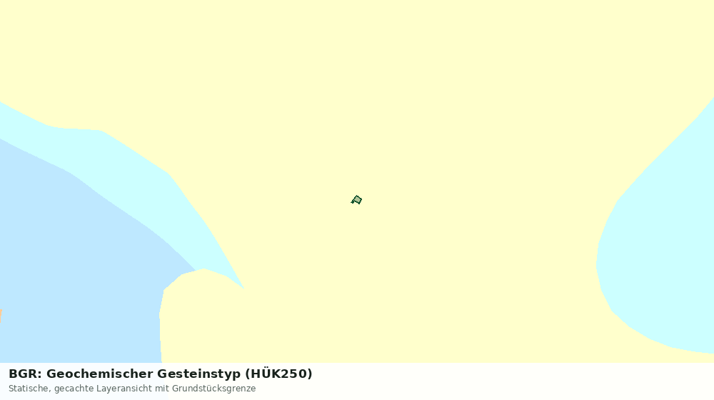 Statische Kartenansicht: BGR: Geochemischer Gesteinstyp (HÜK250)