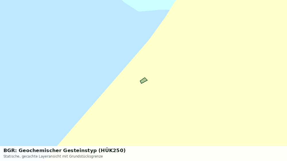 Statische Kartenansicht: BGR: Geochemischer Gesteinstyp (HÜK250)