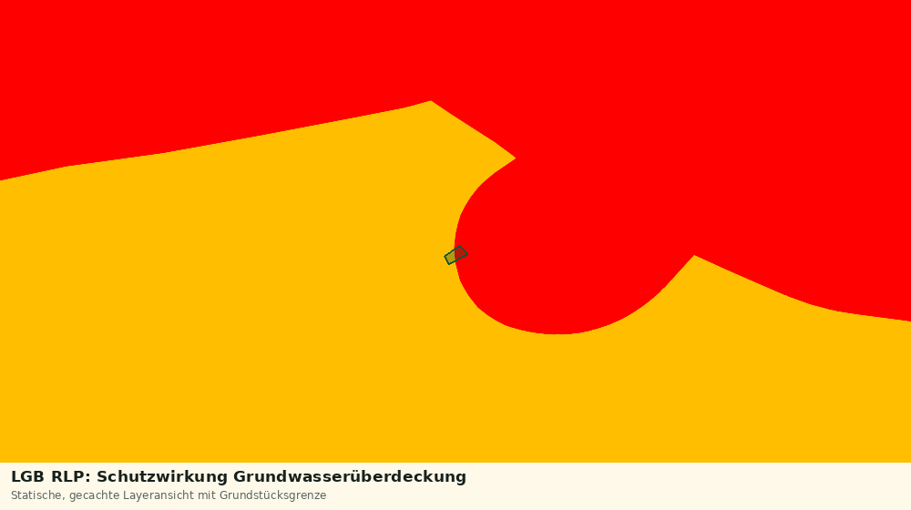 Statische Kartenansicht: LGB RLP: Schutzwirkung Grundwasserüberdeckung