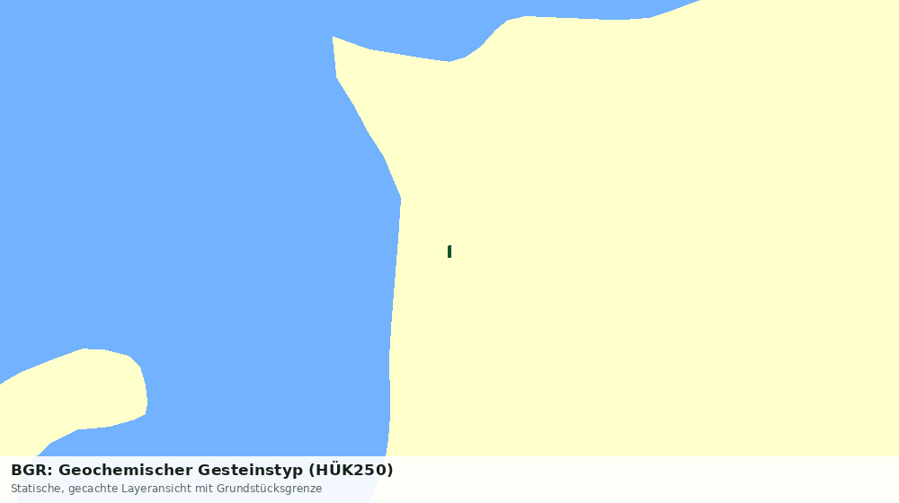 Statische Kartenansicht: BGR: Geochemischer Gesteinstyp (HÜK250)
