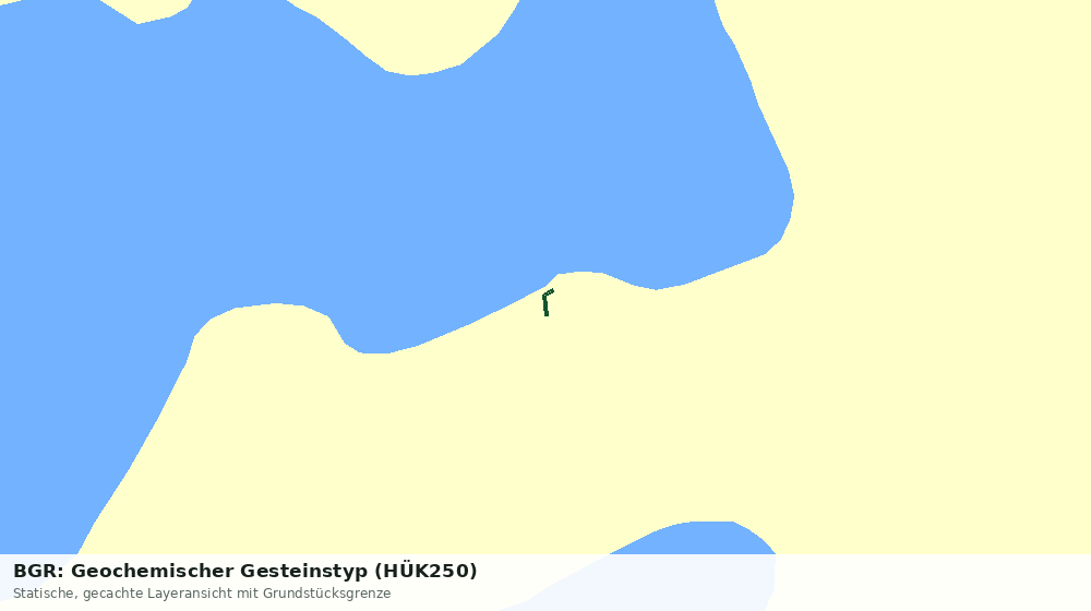 Statische Kartenansicht: BGR: Geochemischer Gesteinstyp (HÜK250)