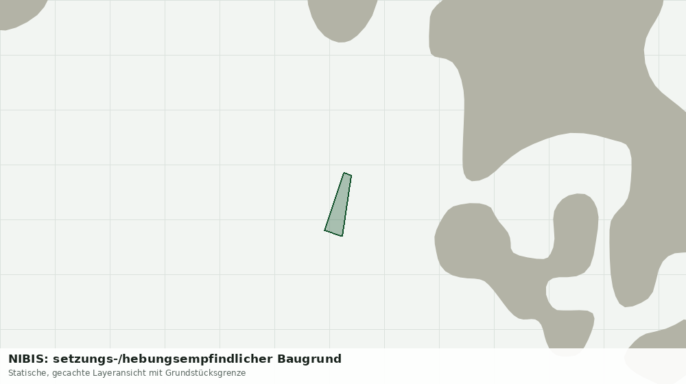 Statische Kartenansicht: NIBIS: setzungs-/hebungsempfindlicher Baugrund