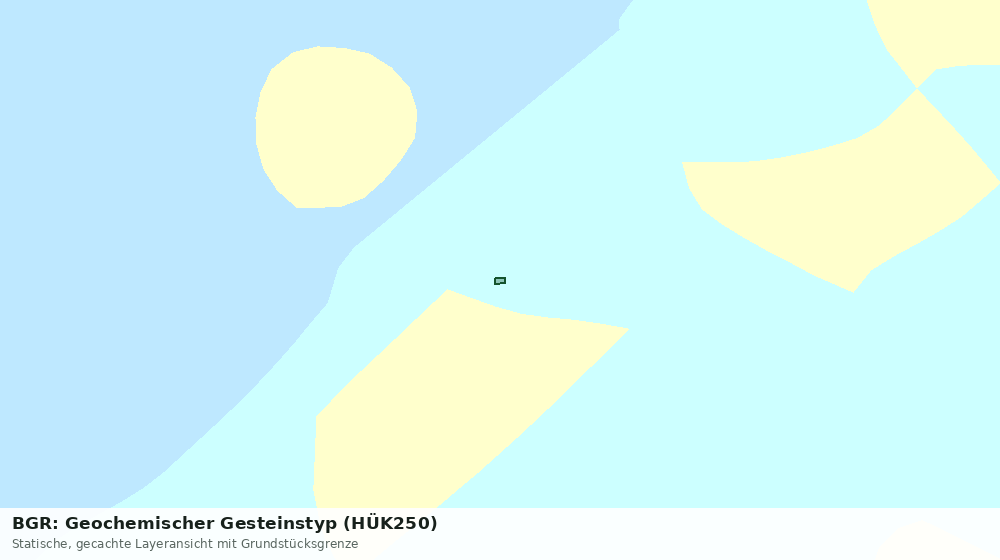 Statische Kartenansicht: BGR: Geochemischer Gesteinstyp (HÜK250)
