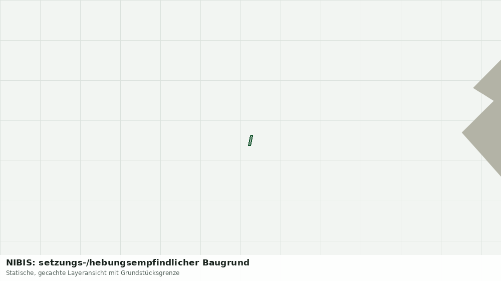 Statische Kartenansicht: NIBIS: setzungs-/hebungsempfindlicher Baugrund