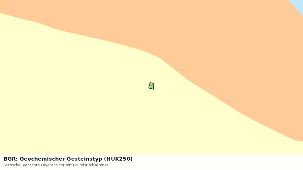 Statische Kartenansicht: BGR: Geochemischer Gesteinstyp (HÜK250)