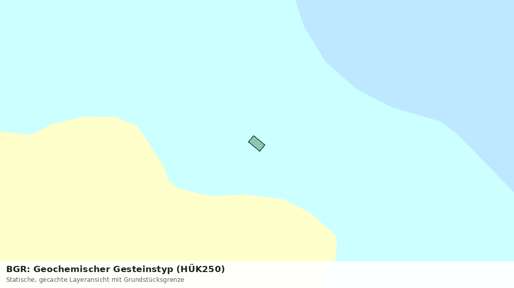 Statische Kartenansicht: BGR: Geochemischer Gesteinstyp (HÜK250)