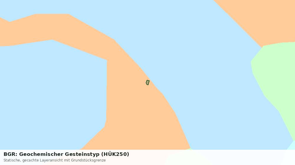 Statische Kartenansicht: BGR: Geochemischer Gesteinstyp (HÜK250)