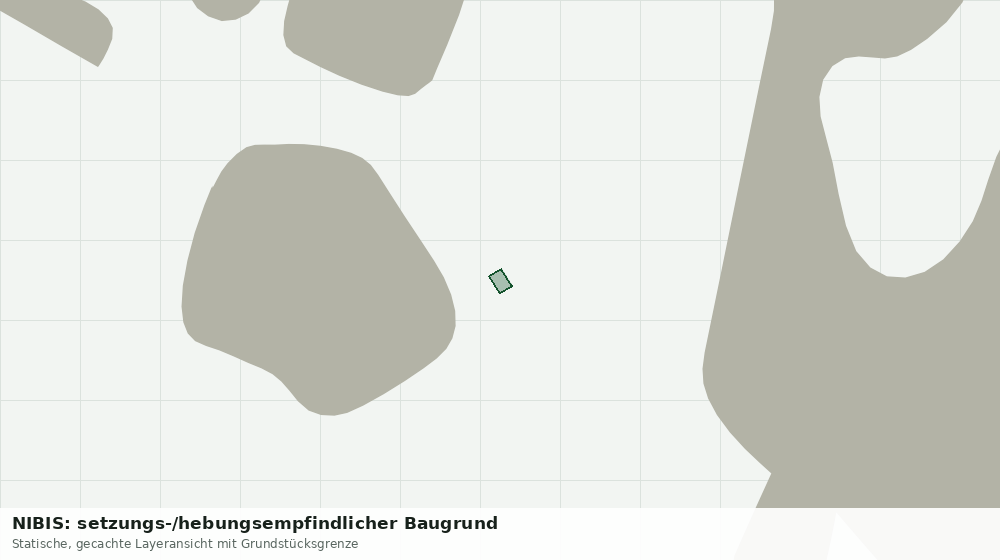 Statische Kartenansicht: NIBIS: setzungs-/hebungsempfindlicher Baugrund
