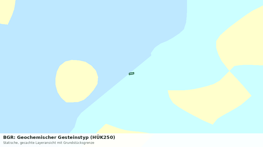 Statische Kartenansicht: BGR: Geochemischer Gesteinstyp (HÜK250)