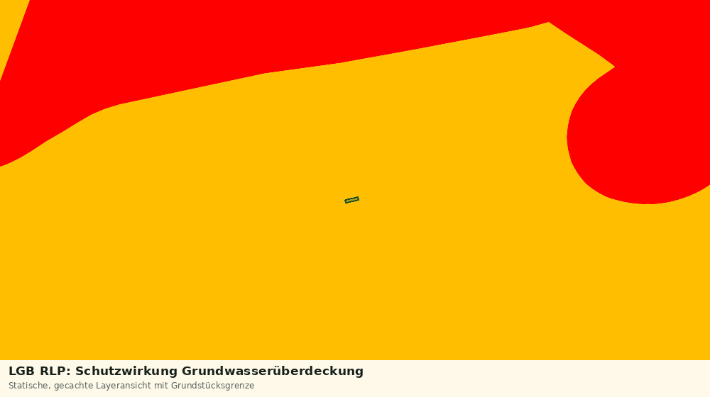 Statische Kartenansicht: LGB RLP: Schutzwirkung Grundwasserüberdeckung