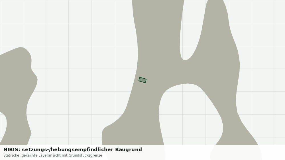 Statische Kartenansicht: NIBIS: setzungs-/hebungsempfindlicher Baugrund