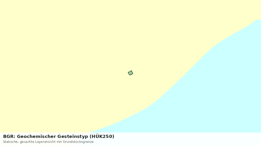 Statische Kartenansicht: BGR: Geochemischer Gesteinstyp (HÜK250)