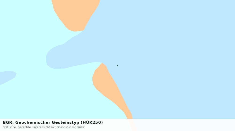 Statische Kartenansicht: BGR: Geochemischer Gesteinstyp (HÜK250)