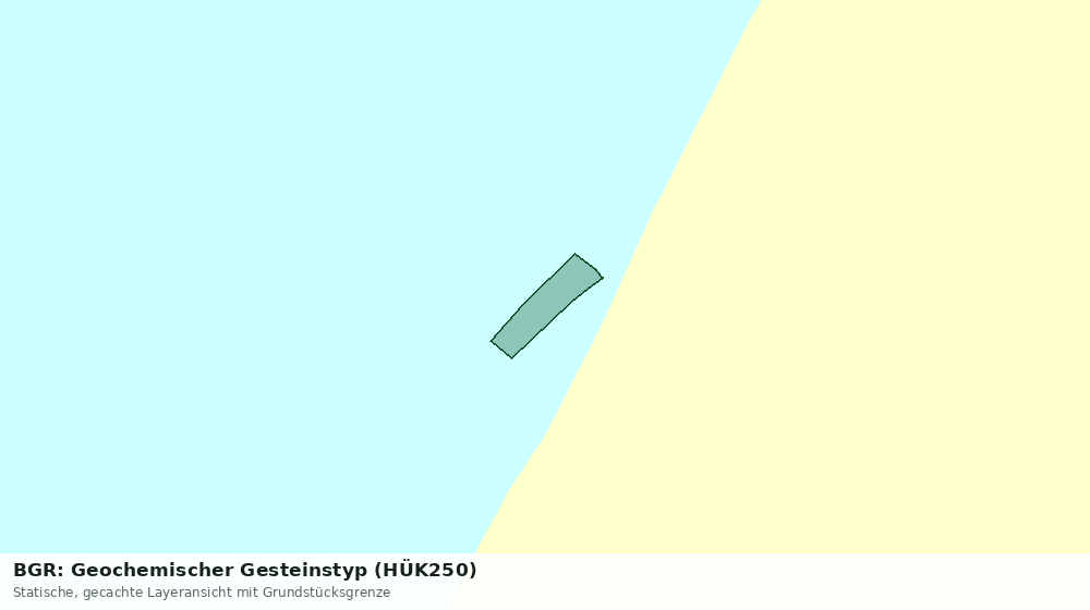 Statische Kartenansicht: BGR: Geochemischer Gesteinstyp (HÜK250)
