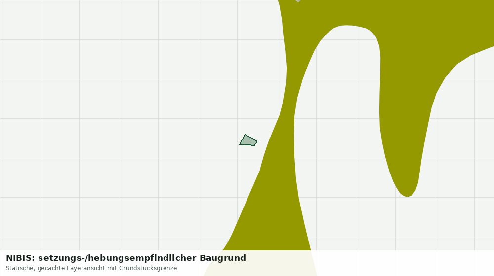 Statische Kartenansicht: NIBIS: setzungs-/hebungsempfindlicher Baugrund