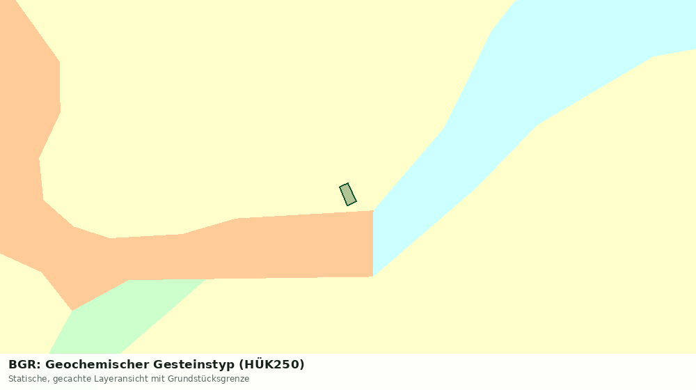 Statische Kartenansicht: BGR: Geochemischer Gesteinstyp (HÜK250)