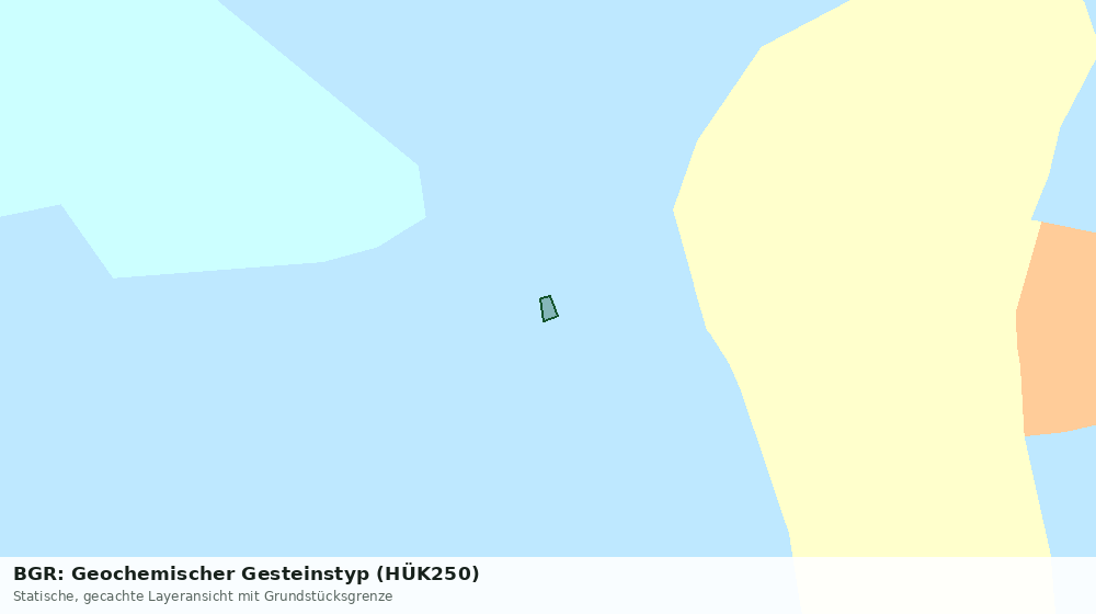 Statische Kartenansicht: BGR: Geochemischer Gesteinstyp (HÜK250)