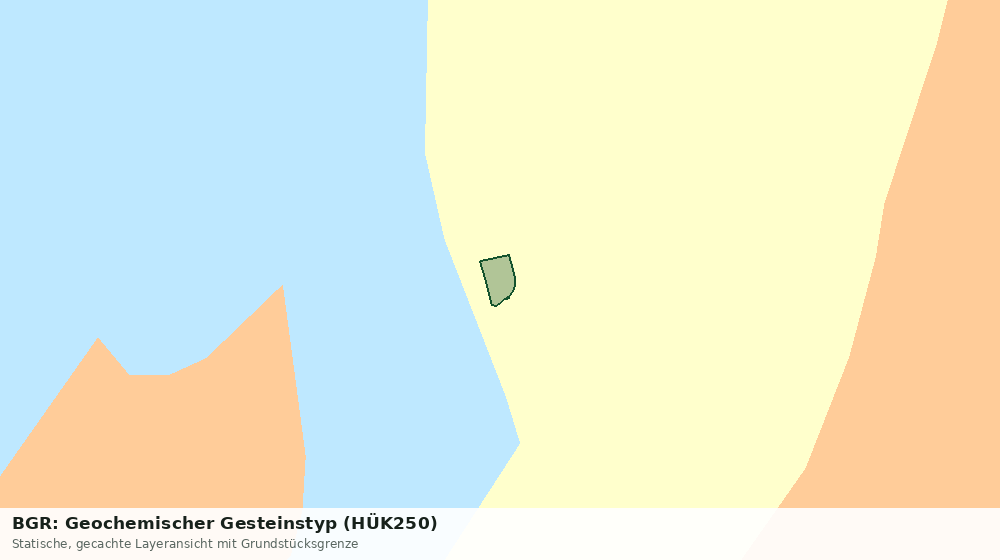 Statische Kartenansicht: BGR: Geochemischer Gesteinstyp (HÜK250)