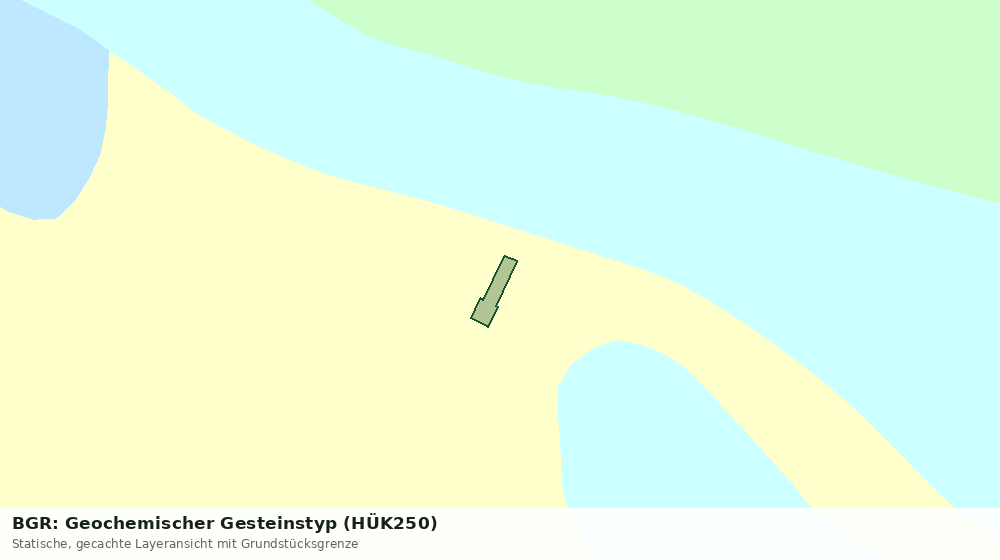 Statische Kartenansicht: BGR: Geochemischer Gesteinstyp (HÜK250)