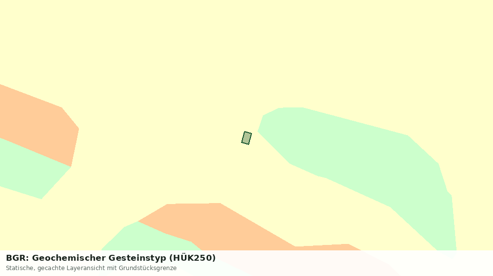 Statische Kartenansicht: BGR: Geochemischer Gesteinstyp (HÜK250)