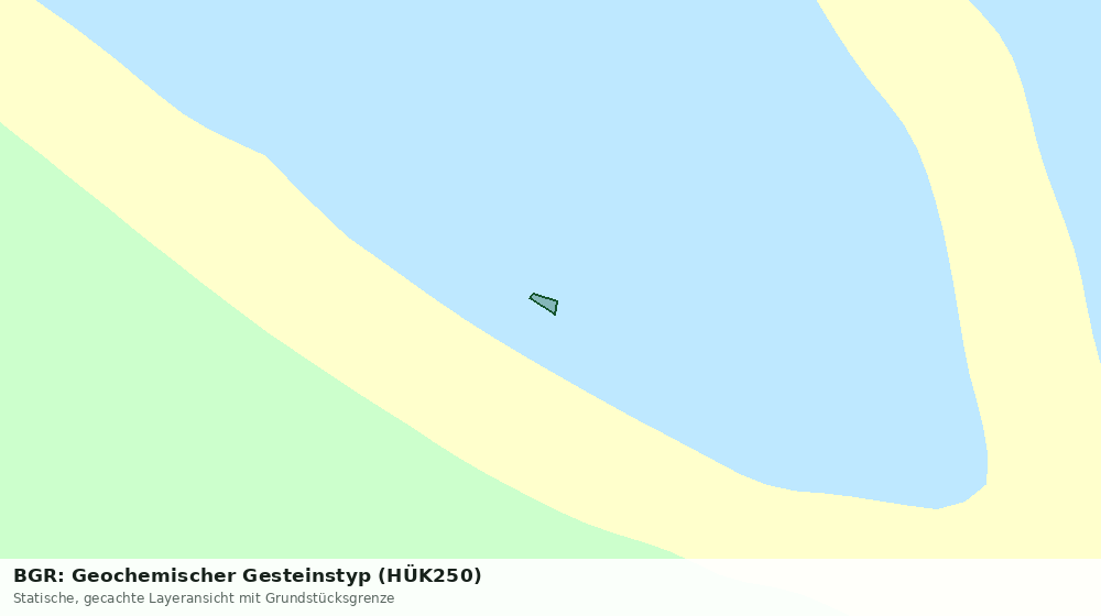 Statische Kartenansicht: BGR: Geochemischer Gesteinstyp (HÜK250)
