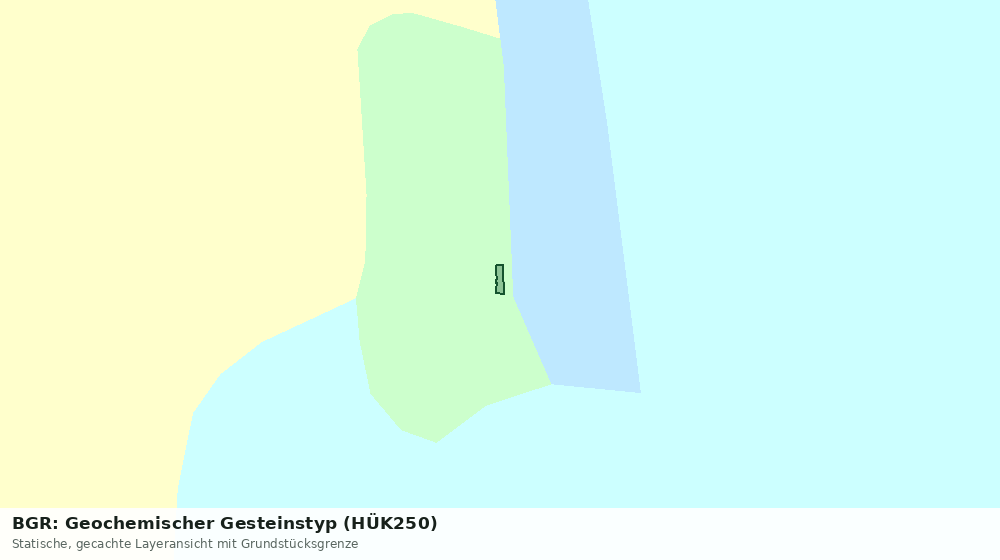 Statische Kartenansicht: BGR: Geochemischer Gesteinstyp (HÜK250)