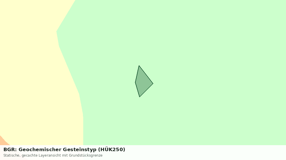 Statische Kartenansicht: BGR: Geochemischer Gesteinstyp (HÜK250)