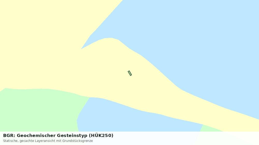 Statische Kartenansicht: BGR: Geochemischer Gesteinstyp (HÜK250)