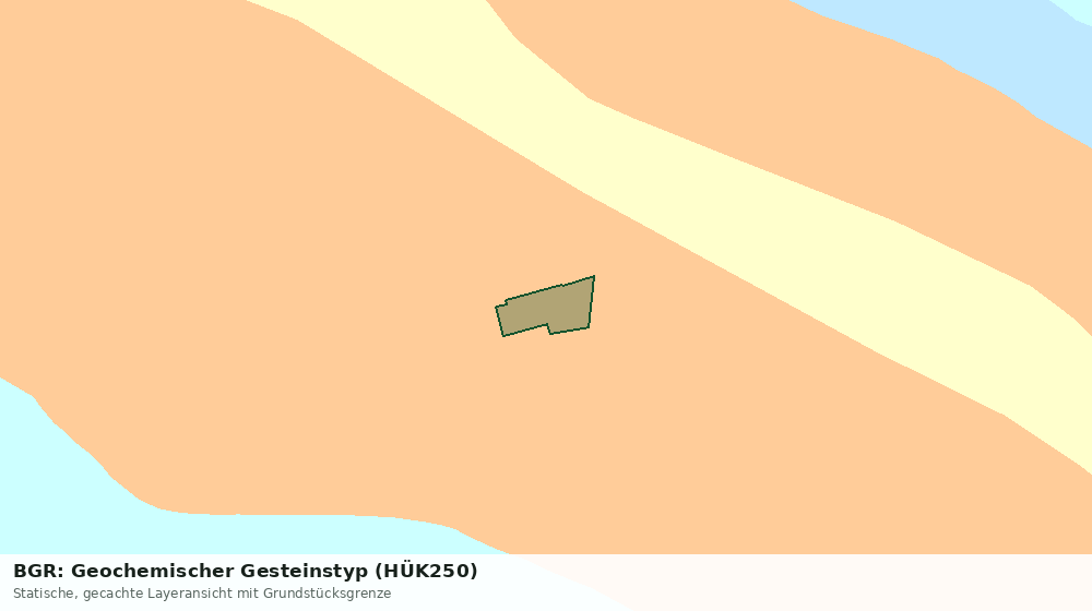 Statische Kartenansicht: BGR: Geochemischer Gesteinstyp (HÜK250)