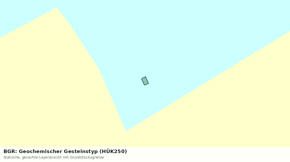 Statische Kartenansicht: BGR: Geochemischer Gesteinstyp (HÜK250)