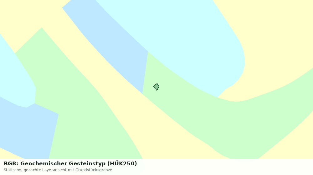 Statische Kartenansicht: BGR: Geochemischer Gesteinstyp (HÜK250)