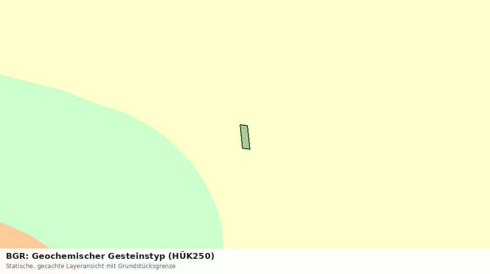 Statische Kartenansicht: BGR: Geochemischer Gesteinstyp (HÜK250)