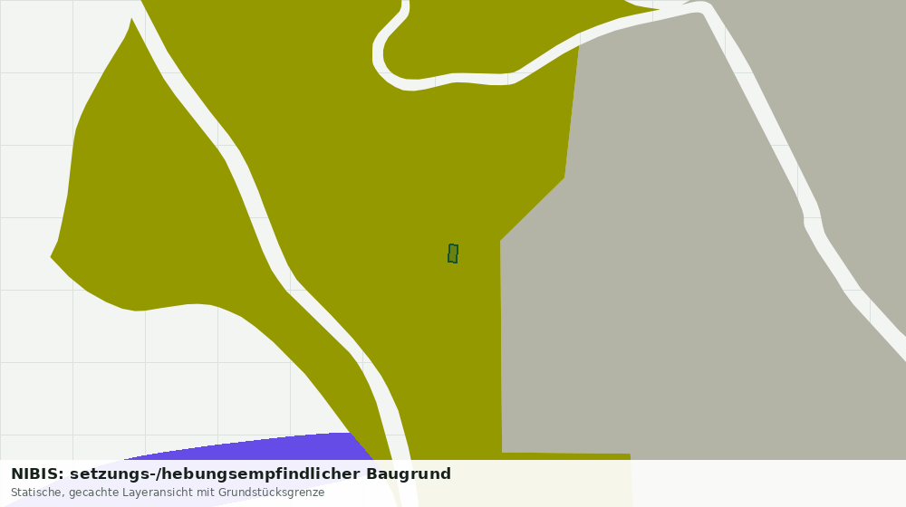 Statische Kartenansicht: NIBIS: setzungs-/hebungsempfindlicher Baugrund