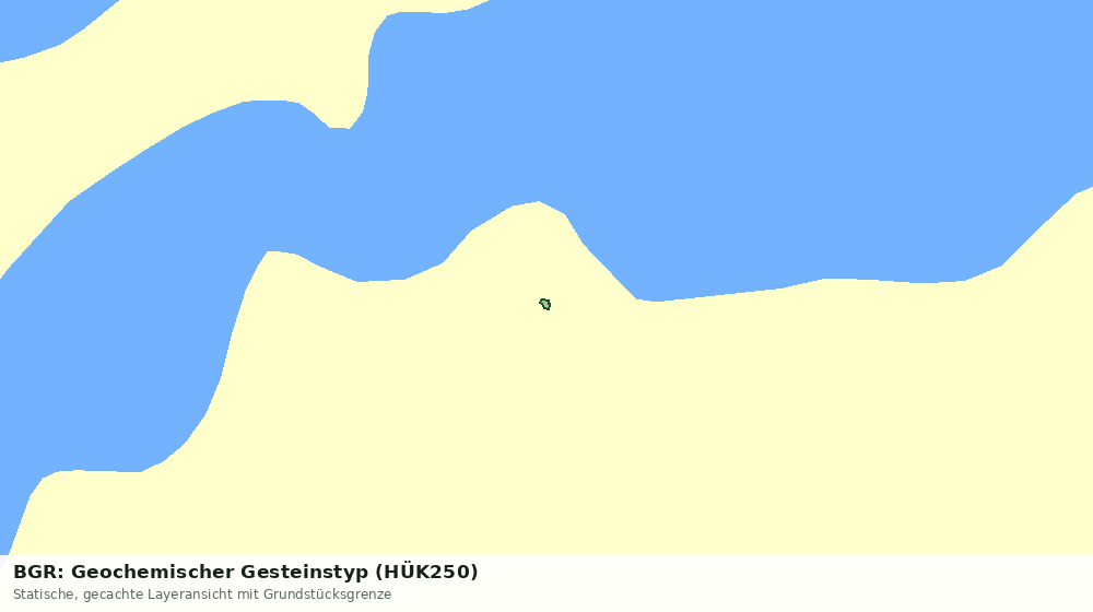 Statische Kartenansicht: BGR: Geochemischer Gesteinstyp (HÜK250)